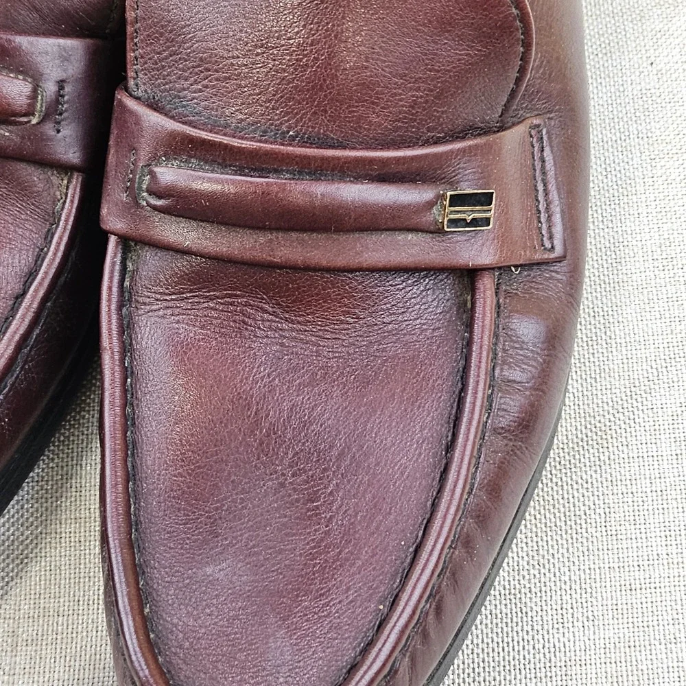 Dexter USA Select Burgundy Leather Penny Loafer Shoes Mens‎ Size 10.5 N 521787